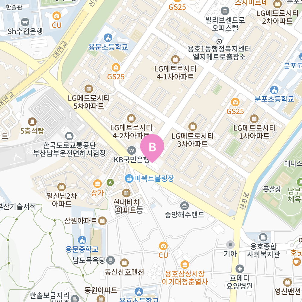 메트로자이 지도