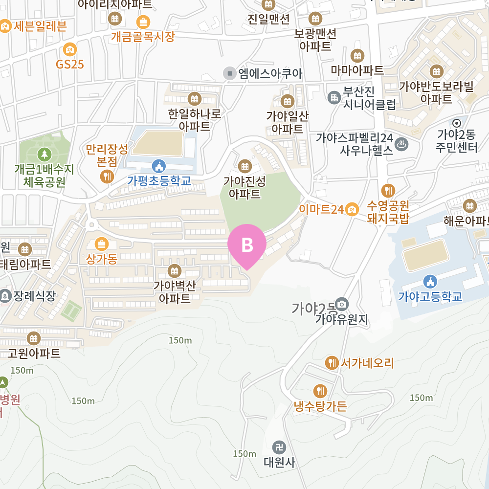 가야 벽산 지도