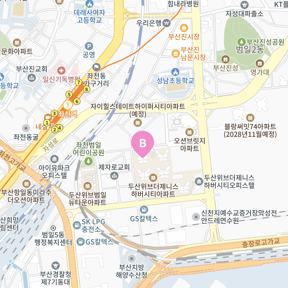 하버 지도